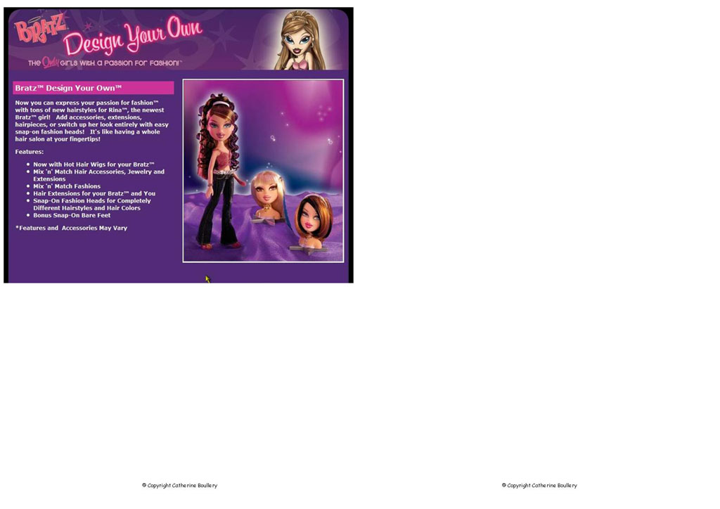 Bratz Catalogues